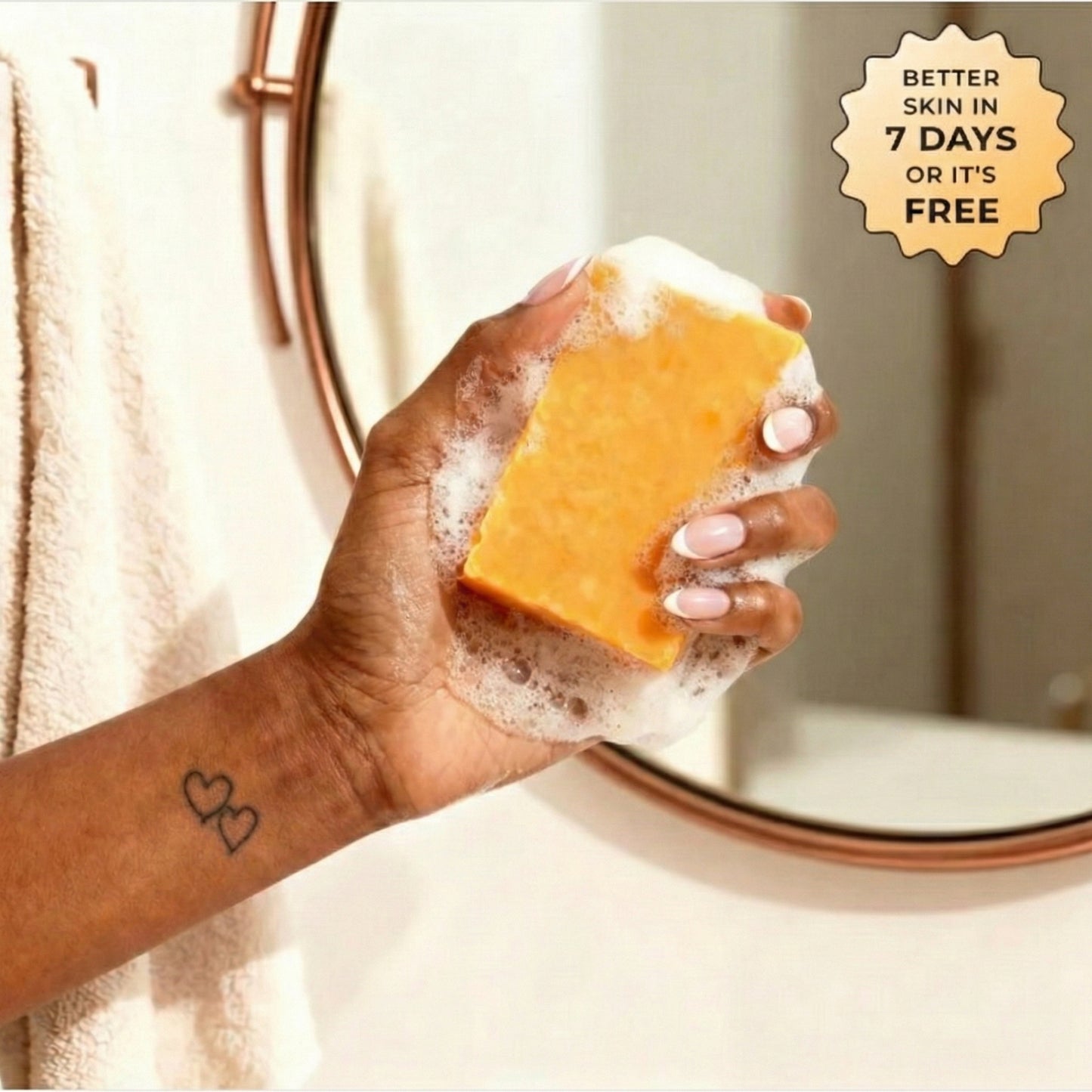 Turmeric Brightening Soap (with Vitamin C, Alpha Arbutin, Oat)